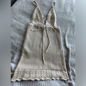 Knit mini dress